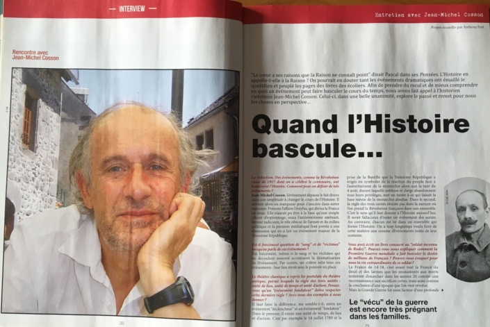 Quand l'Histoire bascule... Interview de Jean-Michel Cosson
